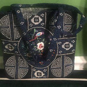 Fully Beaded Tote Bag